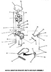 Diagram for 15 - Motor, Mtg Bracket, Belts & Idler Assy