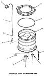 Diagram for 16 - Outer Tub, Cover & Pressure Hose