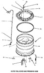 Diagram for 14 - Outer Tub, Cover & Pressure Hose