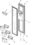 Diagram for 15 - Freezer Door