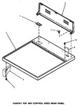 Diagram for 01 - Cabinet Top & Control Hood Rear Panel
