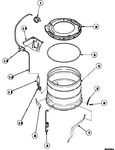 Diagram for 21 - Outer Tub, Cover And Pressure Hose
