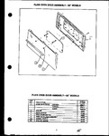 Diagram for 07 - Plain Oven Door Assy-30`` Models