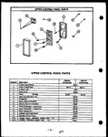 Diagram for 05 - Upper Control Panel Parts