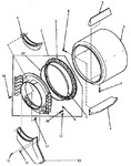 Diagram for 03 - Fr Blkhd, Air Duct, Felt Seal & Cylinder