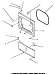 Diagram for 10 - Lower Access Panel, Front Panel & Seal