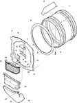 Diagram for 04 - F Bulkhead, Air Duct, Seal And Cylinder
