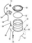 Diagram for 14 - Outer Tub/outer Tub Cover & Press Hose