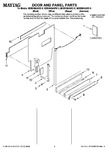 Diagram for 01 - Door And Panel Parts