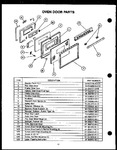 Diagram for 08 - Oven Door Parts