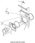 Diagram for 08 - Dryer Loading Door, Front Panel & Seals