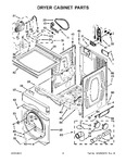 Diagram for 03 - Dryer Cabinet Parts