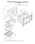 Diagram for 07 - Upper Oven Door And Unit