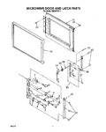 Diagram for 05 - Microwave Door And Latch