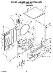 Diagram for 03 - Dryer Cabinet And Motor Parts