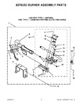 Diagram for 06 - 8576353 Burner Assembly Parts