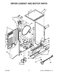 Diagram for 04 - Dryer Cabinet And Motor Parts