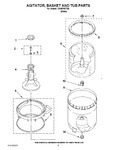 Diagram for 05 - Agitator, Basket And Tub Parts