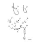 Diagram for Washer Lead-in Cord, Wire Ties And Harness Clips