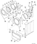 Diagram for Front Panel, Door Assembly And Door Seal