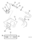 Diagram for Inlet Hose, Filler Hose, Back Flow Preventer And Mixing Valve Mounting Bracket (drawing 1 Of 2) (model Na2110 Starting Serial No. R1624440yk)