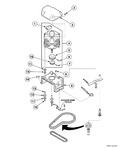 Diagram for Motor And Mounting Bracket - Models Starting Serial No. C3486774